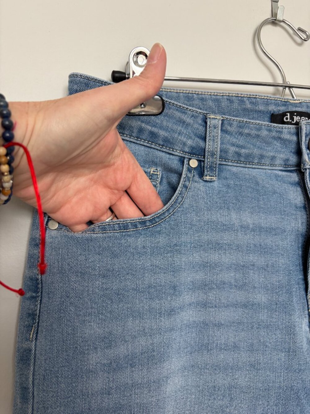 d.jeans Mid-Rise Wide Leg Jeans 8 - Picture 2 of 4